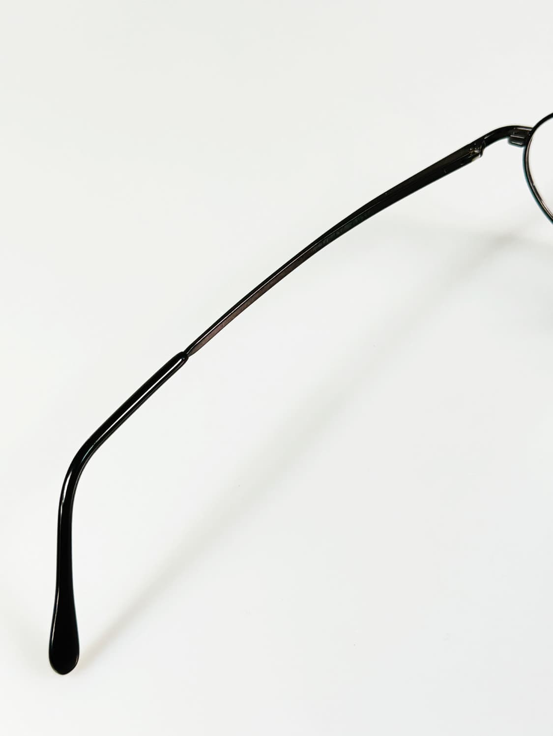 90s KALEIDO 블랙 슬림 오벌 프레임 빈티지 안경 상품이미지7
