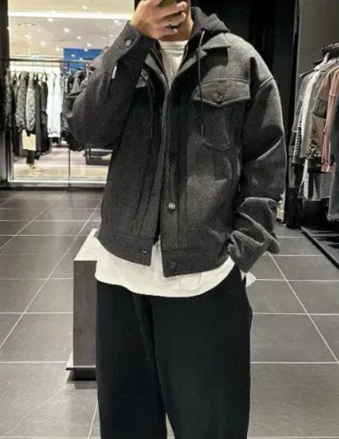 준지 JUUN.J 2022 FW 후드 울 자켓 46 정품 상품이미지1