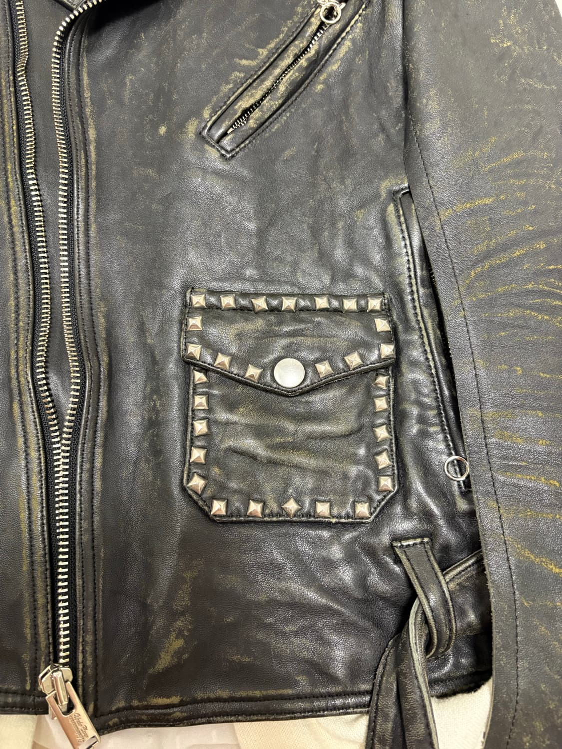 언더커버 undercover 양가죽 라이더자켓 여자사이즈 상품이미지4