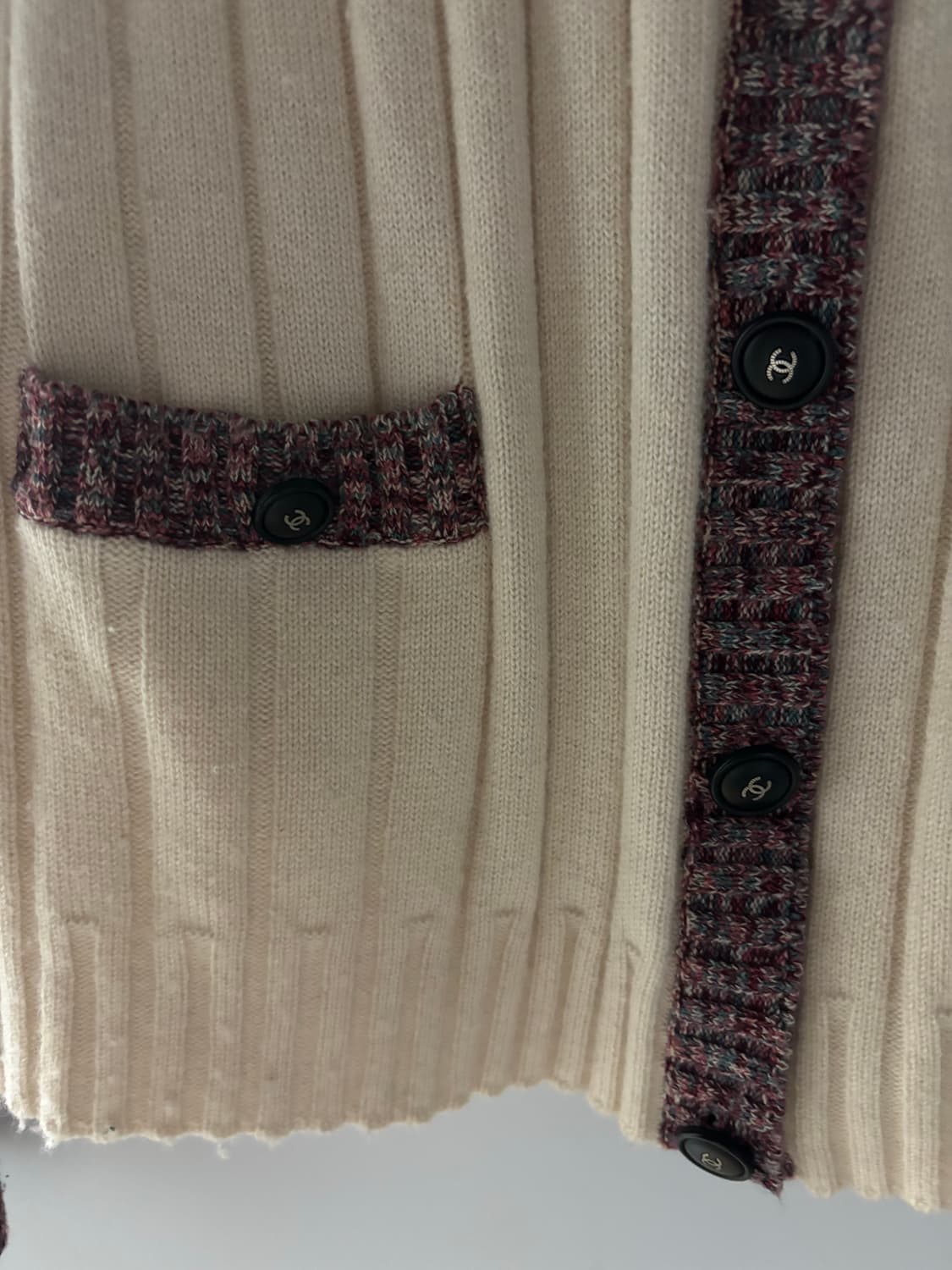 샤넬 빈티지 캐시미어 가디건  상품이미지2