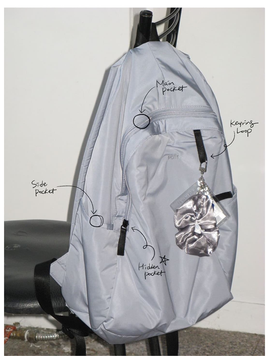 포테 블루 소라 백팩 상품이미지4