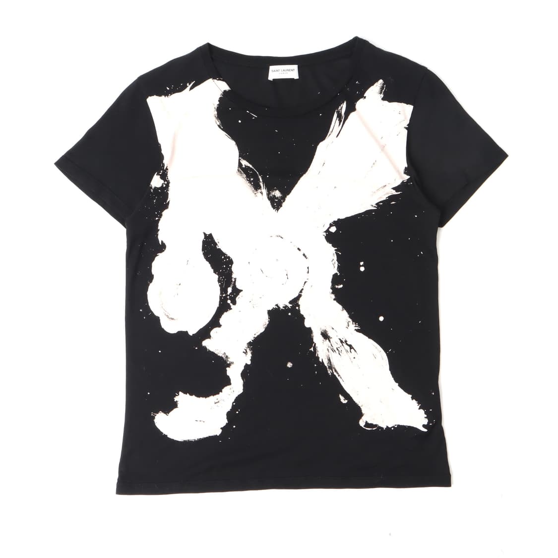 생로랑 x mr.t 15ss 에디슬리먼 페인트 티셔츠 상품이미지1
