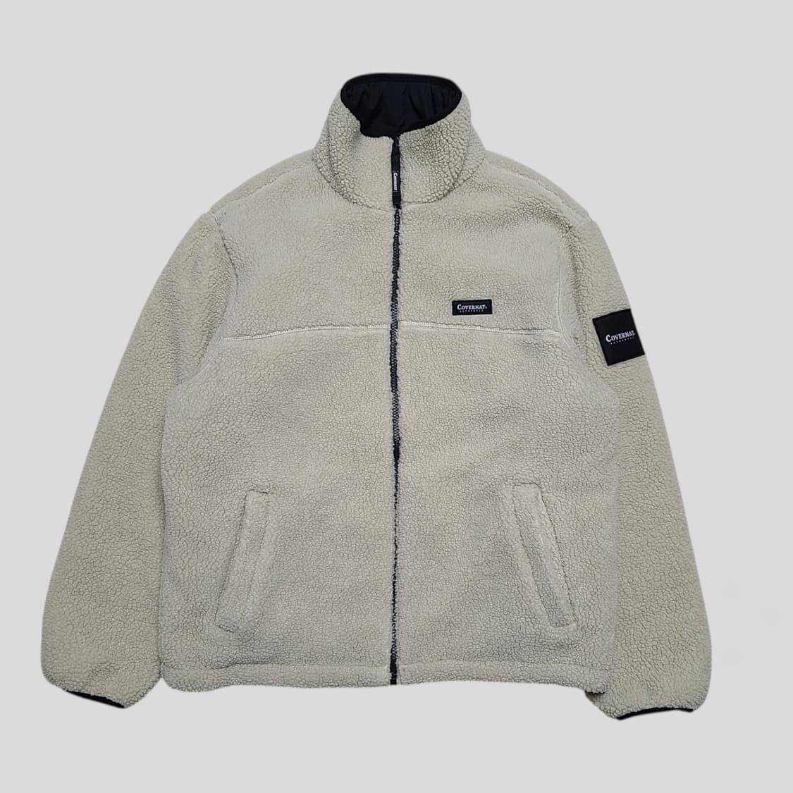 커버낫 리버시블 후리스 양면패딩점퍼 상품이미지7