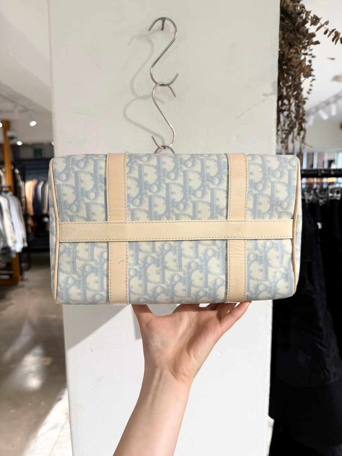 크리스찬 디올 스카이블루 오블리크 보스턴백 상품이미지6