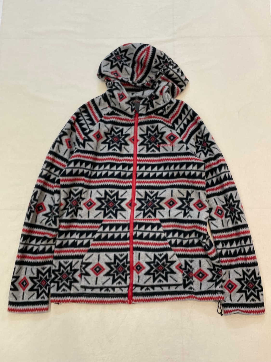 컬럼비아 눈꽃나바호 플리스 후드집업 상품이미지1