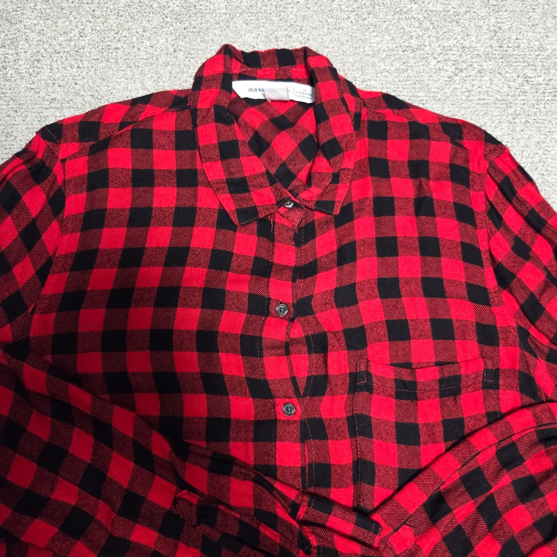 Old Navy 아메리칸 플란넬 체크셔츠 L(100) 상품이미지2