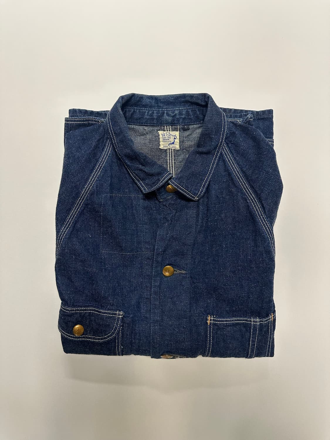 오어슬로우 커버올 데님 자켓 orslow (1사이즈) 상품이미지4