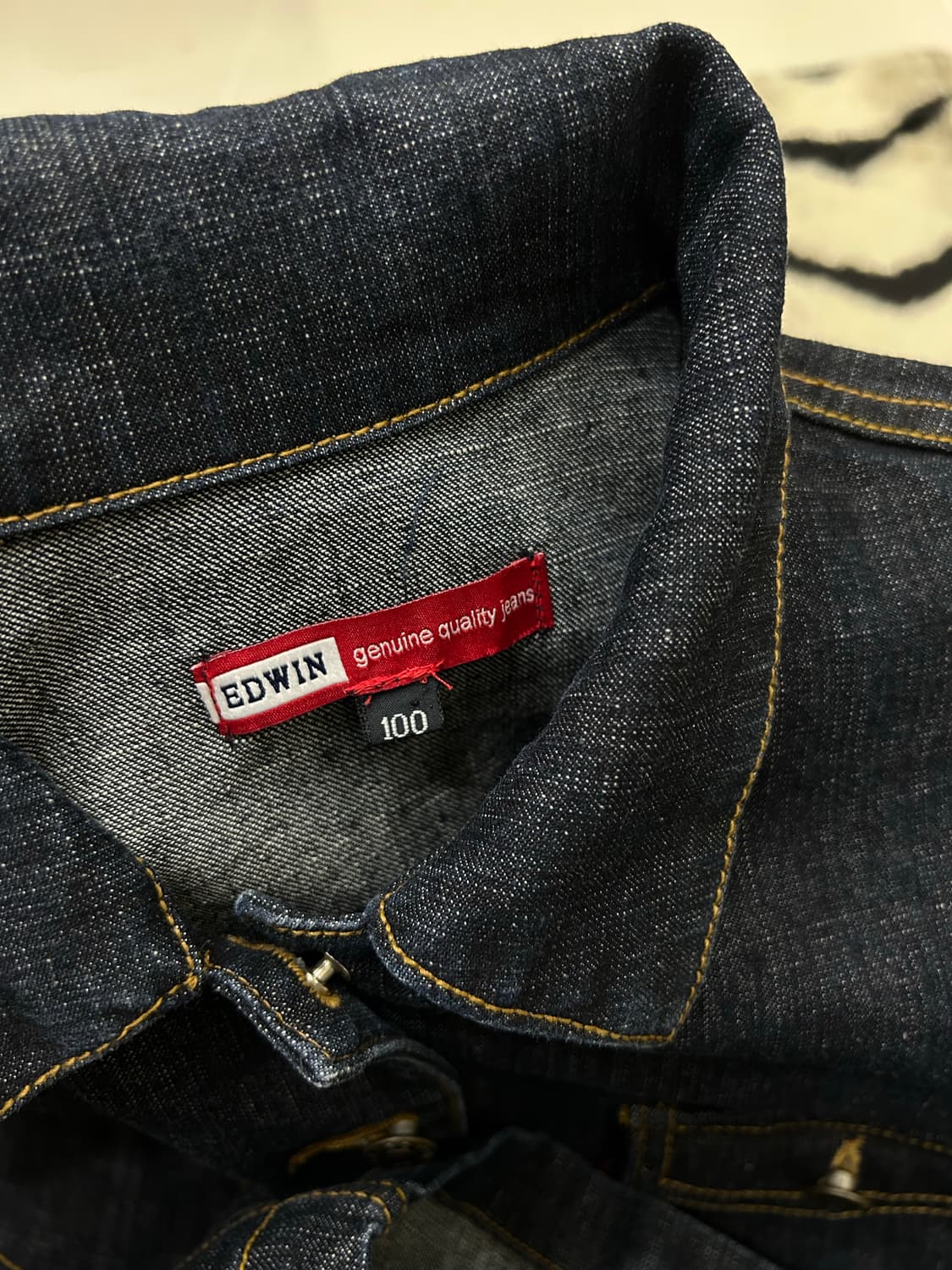 [L]에드윈 벨티드 데님 원피스/진청 상품이미지4