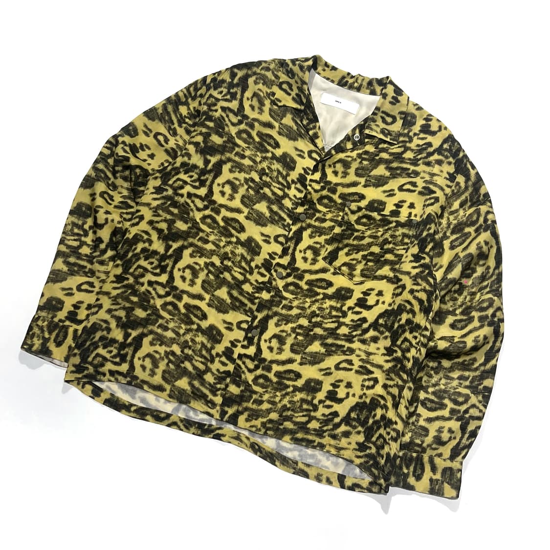 Toga 22aw Leopard Open Collar Shirt 상품이미지1