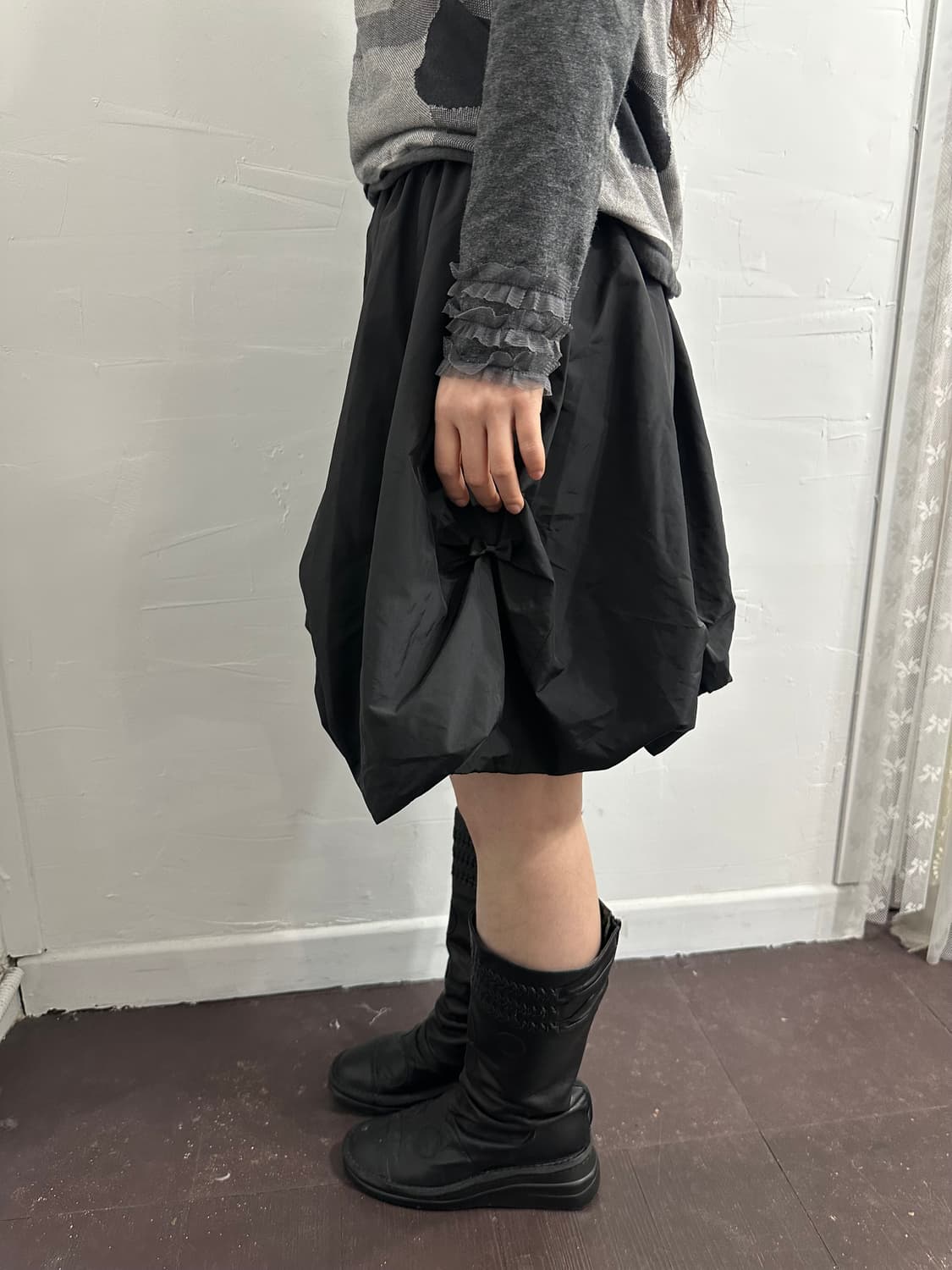 ribbon puff skirt 상품이미지3