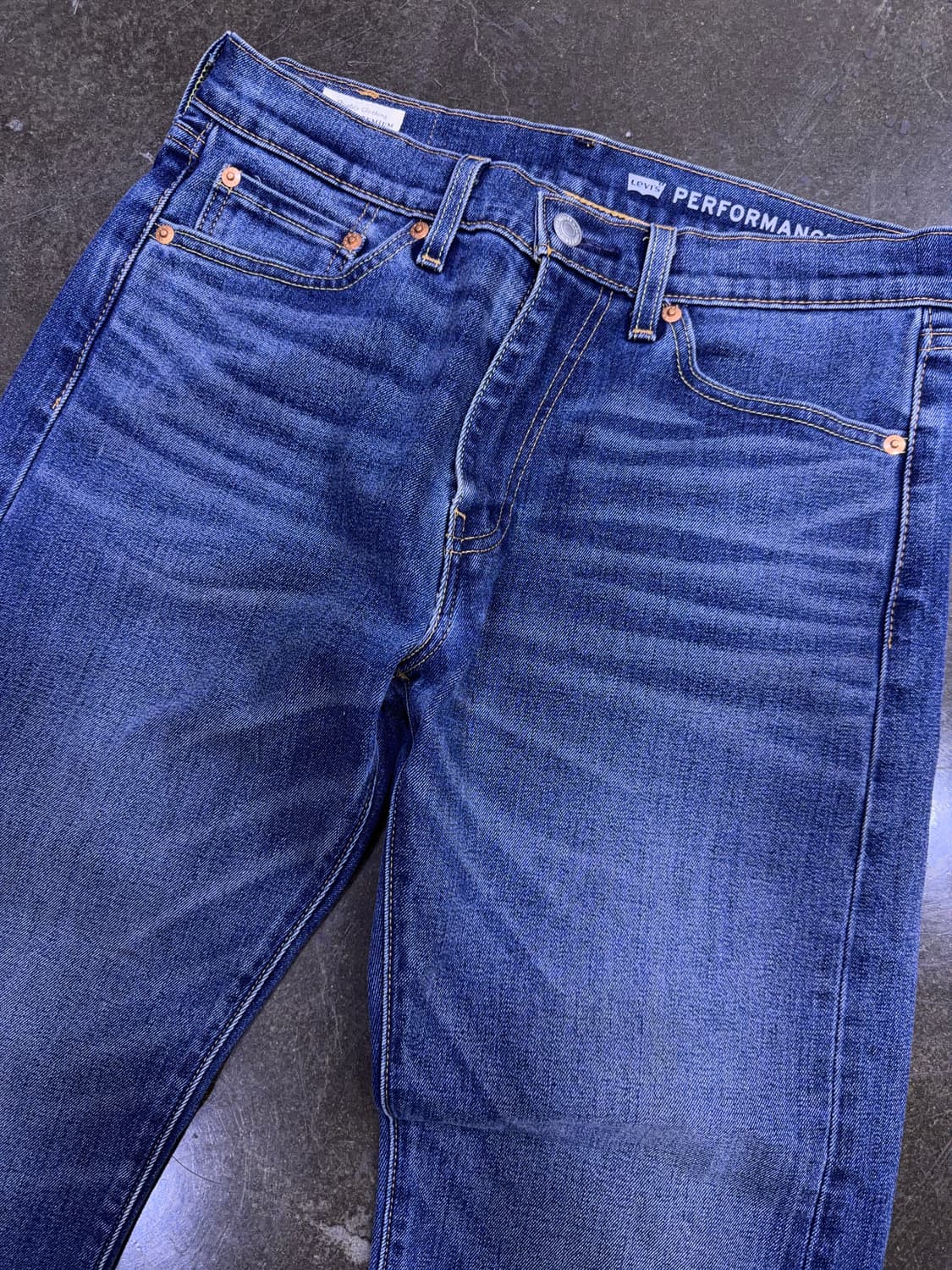 리바이스 505 프리미엄 빅E 약기모 워싱 레귤러 데님팬츠 30 상품이미지3