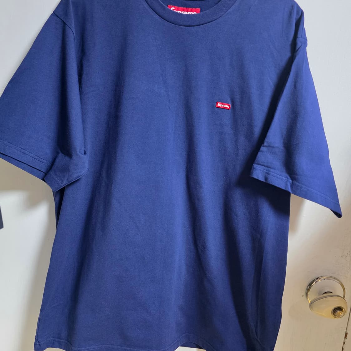 슈프림 스몰박스 티셔츠 네이비 M 상품이미지3