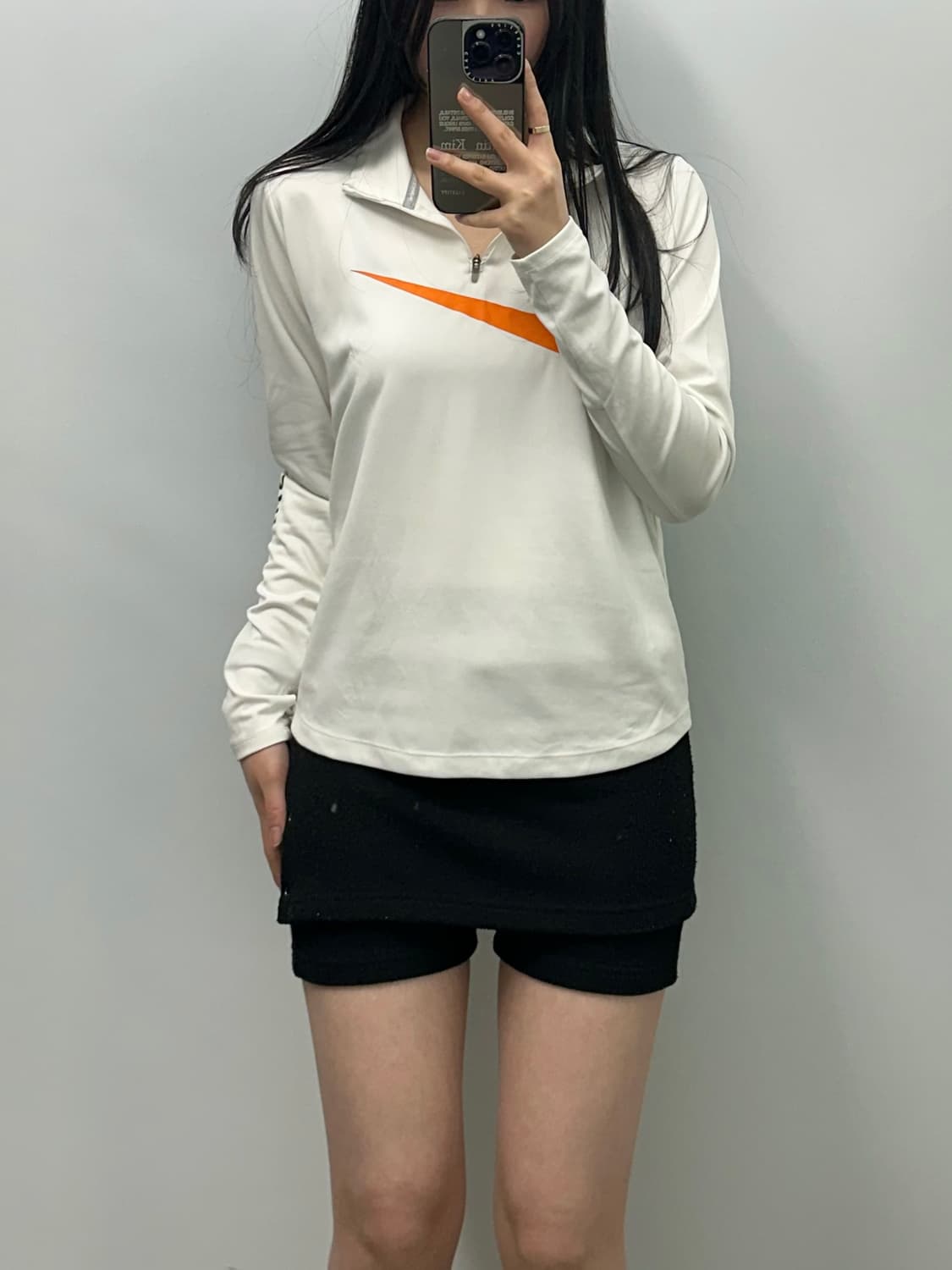 나이키 스우시 러닝 반집업 트레이닝 탑  상품이미지1