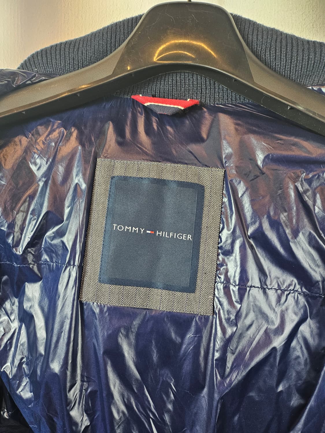 타미힐피거 네이비 모혼방 다운패딩 S 90-95 상품이미지7