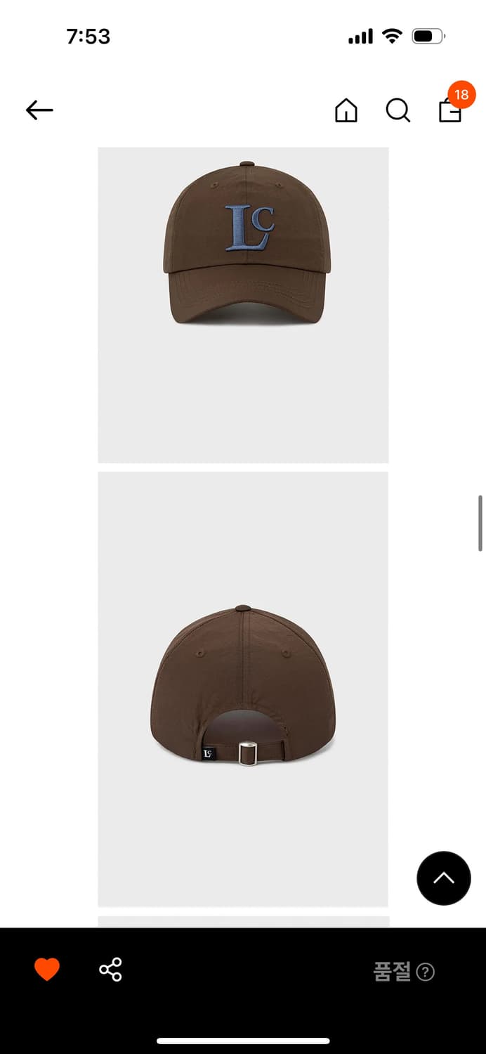 로우클래식 나일론 캡모자 LC241_HA03BR 상품이미지4