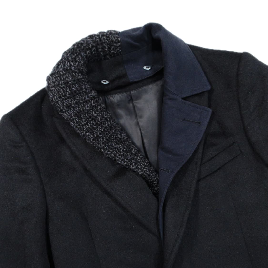 미하라 야스히로 레이어드 앙고라 울코트 상품이미지3