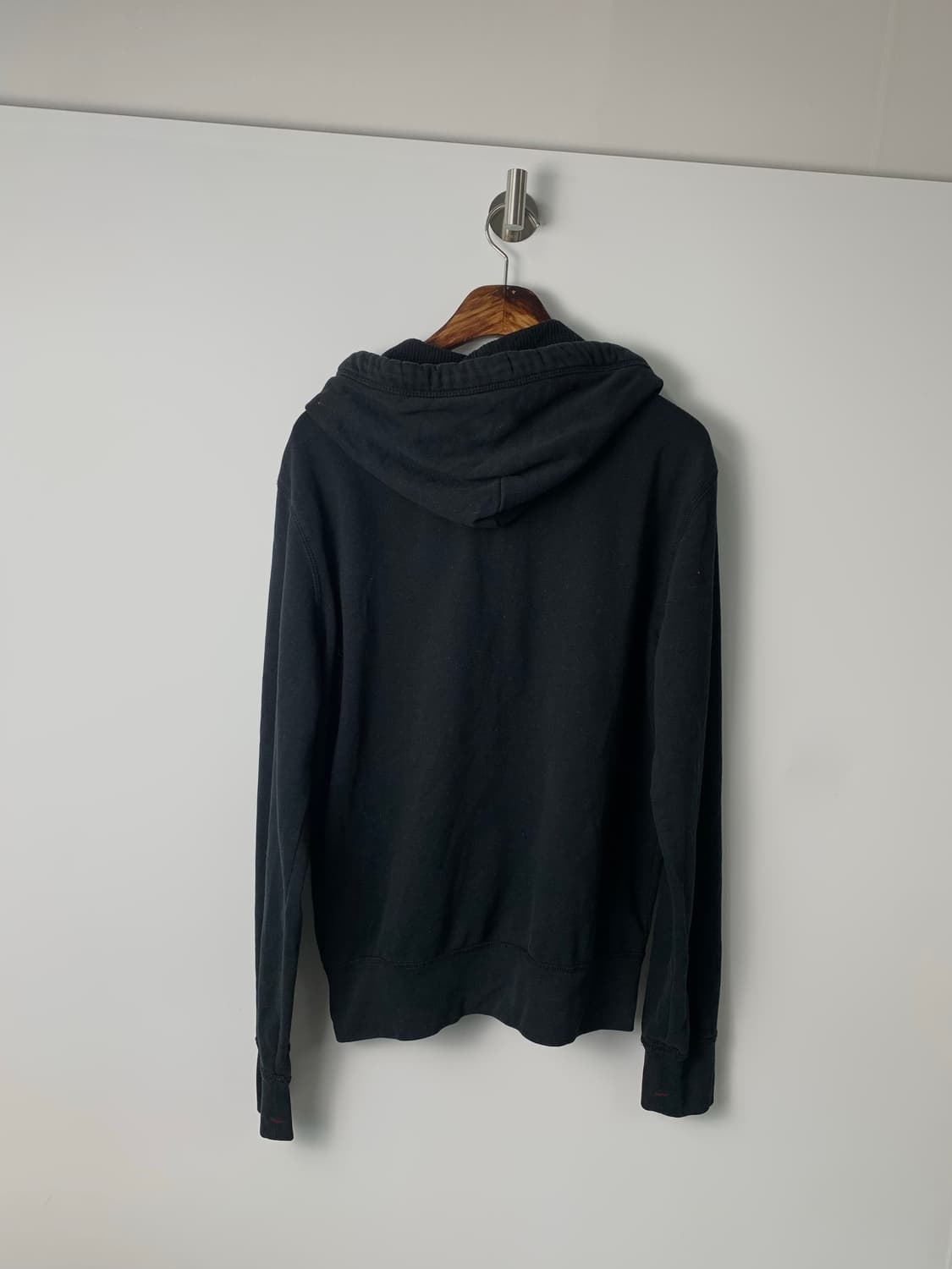 후아유 y2k 와투케 블랙 후드집업 상품이미지3