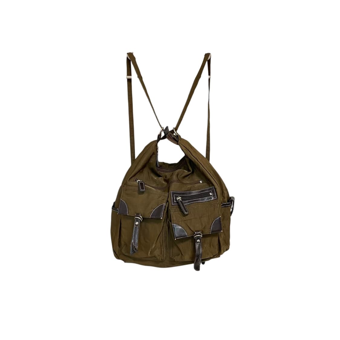 2way 나일론 레더 포켓  숄더백 상품이미지3