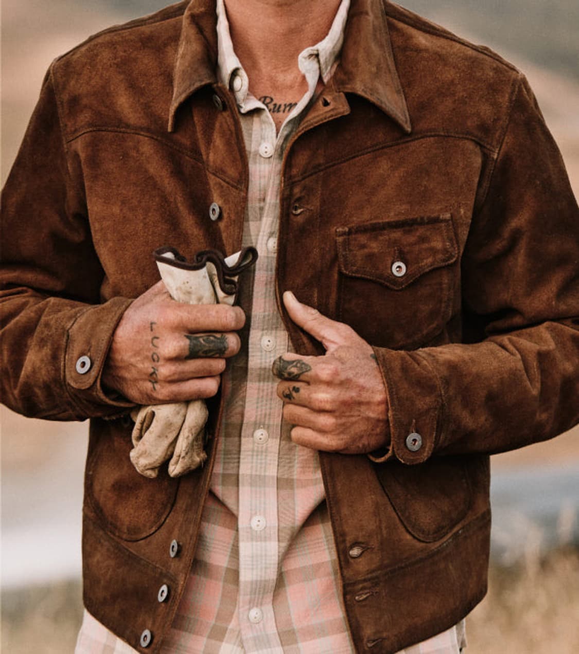 더블알엘 러프아웃 스웨이드 새상품 M 상품이미지1