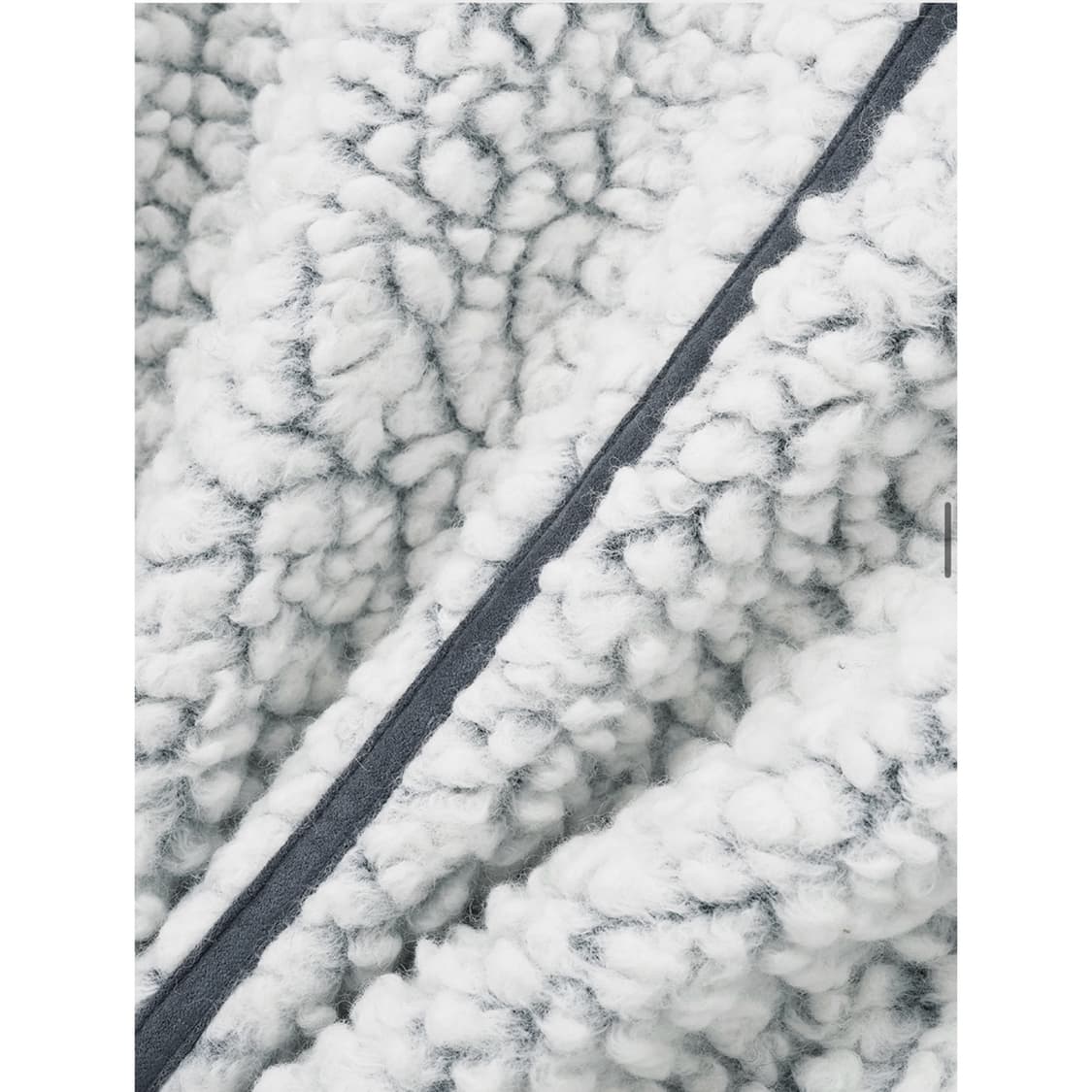 [택포](L) 인사일런스 ROMA 울 시어링 자켓 화이트 상품이미지5