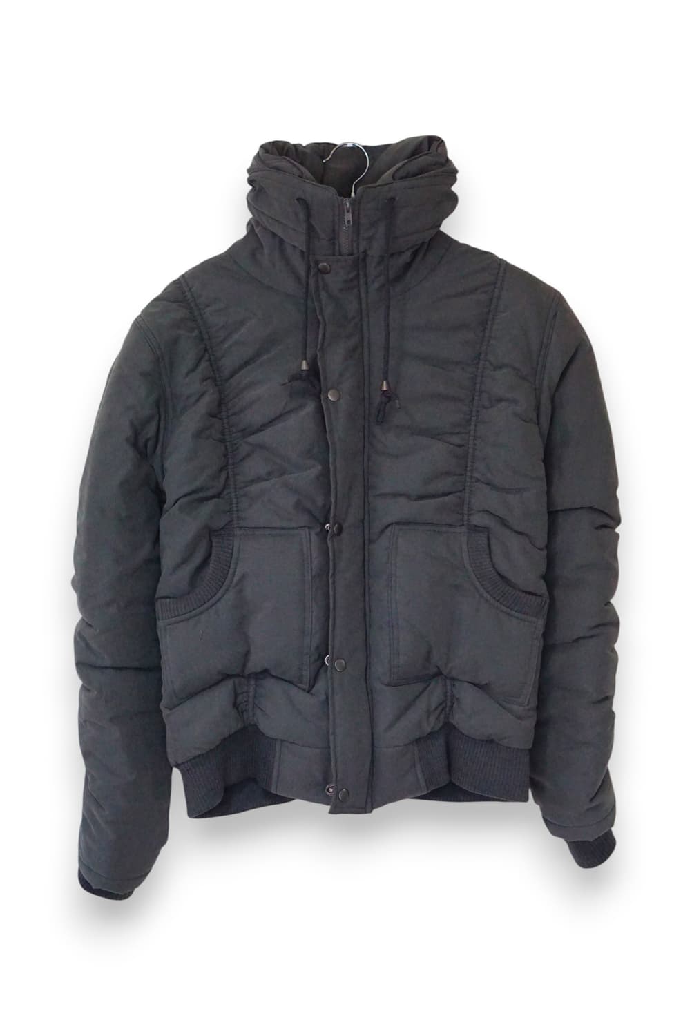 셔링 하이넥 패딩 자켓 상품이미지2