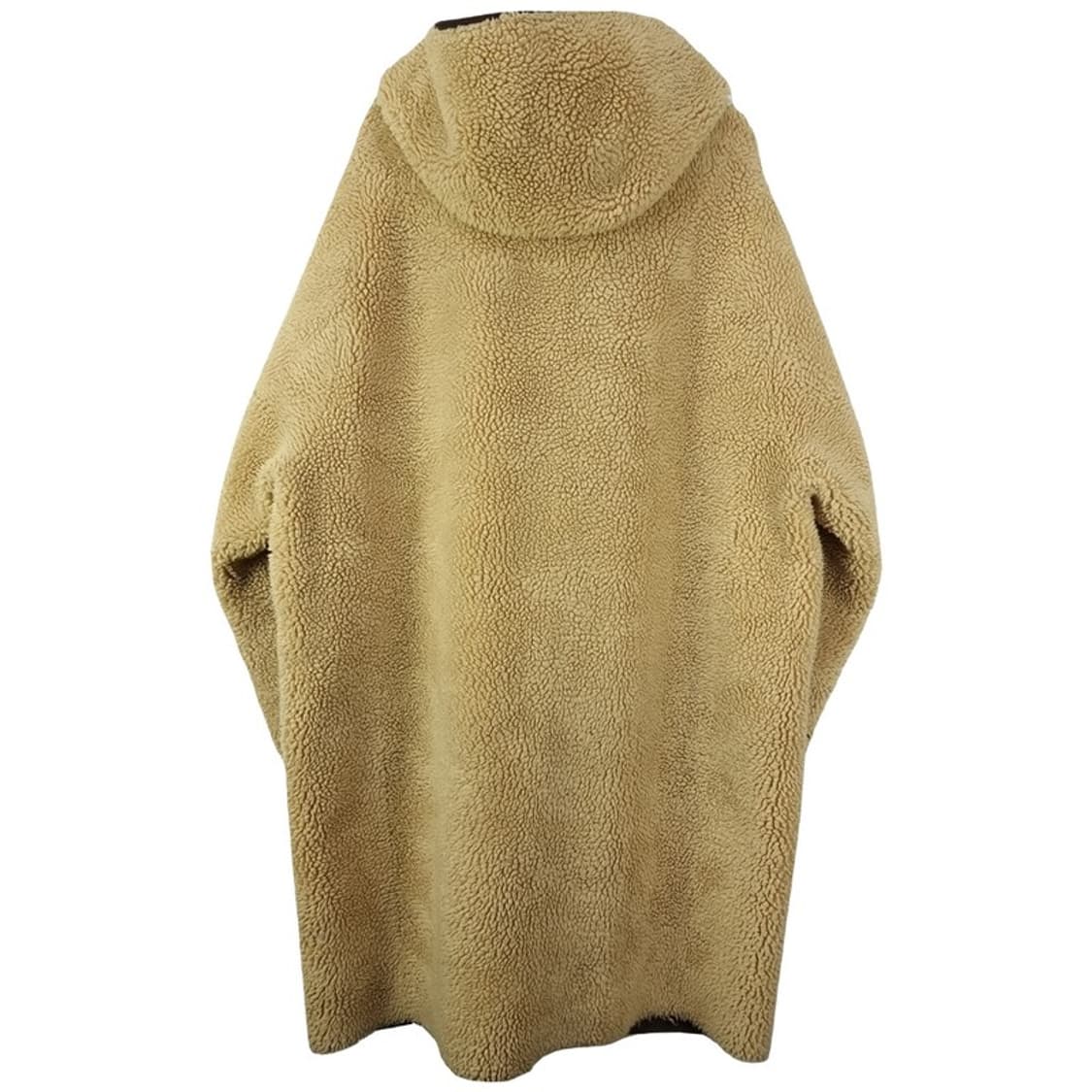 [라이프워크] 리버시블 양면 오버핏 후드 무스탕 코트 브라운 M18544 상품이미지6