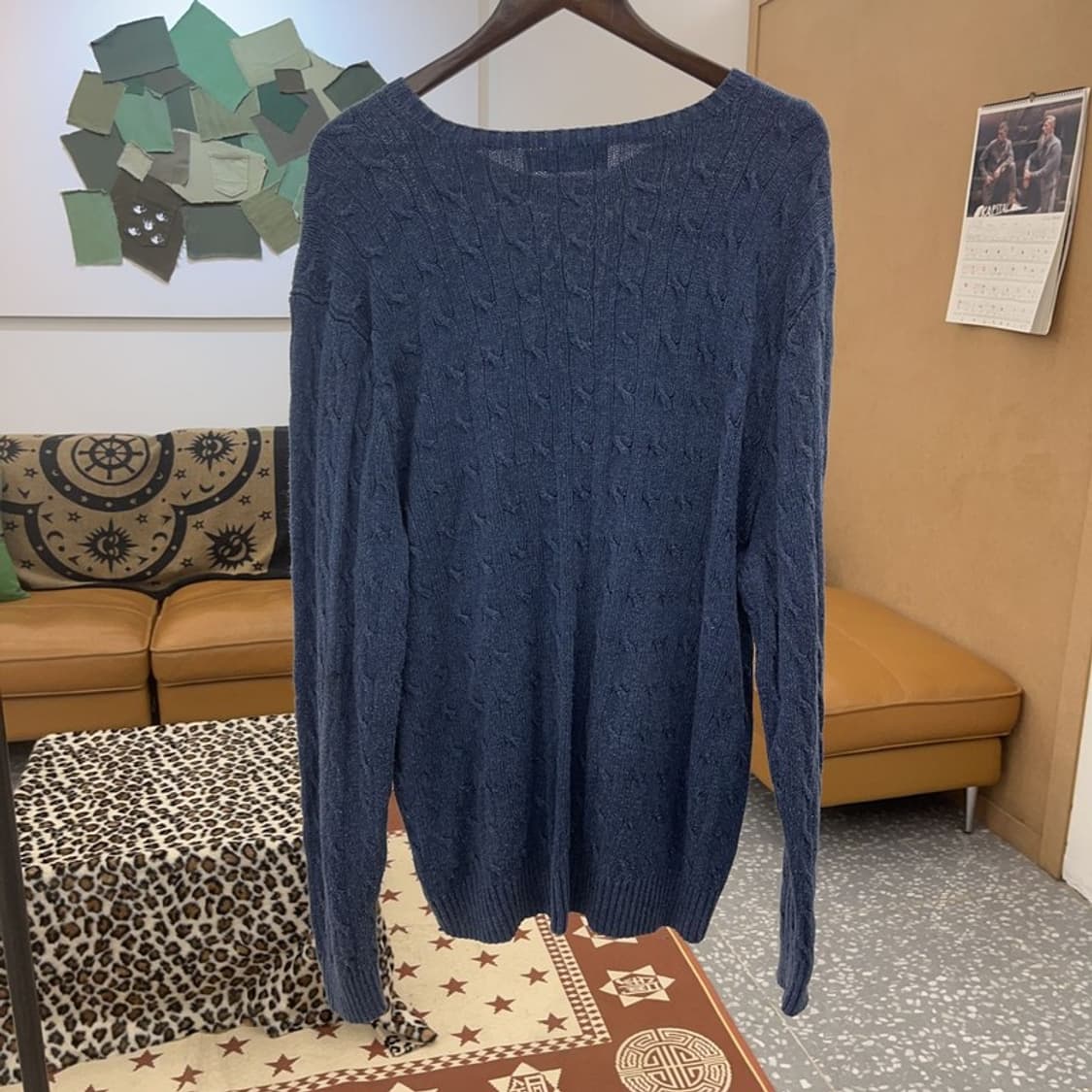 폴로 랄프로렌 캐주얼 크루넥 꽈배기 니트 XXL C08817 상품이미지4