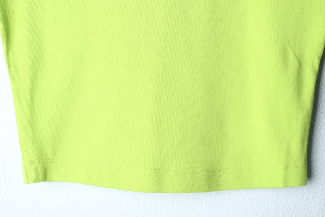 W(L-XL) 자라 반팔 티셔츠 반소매 연그린 크롭 무지-H32481 상품이미지4