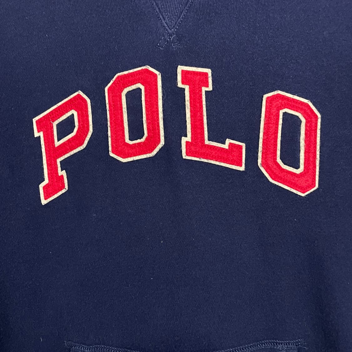 폴로 패치 레터링 후드티 상품이미지5