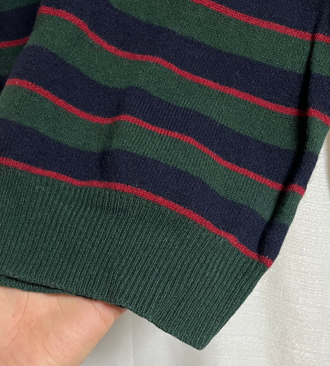 폴로 랄프로렌 단가라 스트라이프 울니트 스웨터 S  상품이미지2