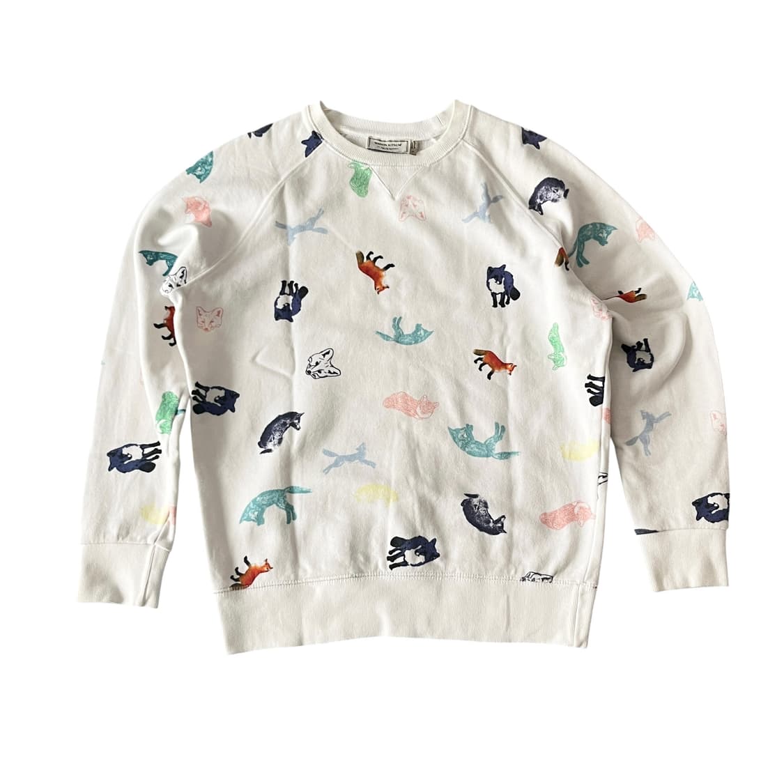 메종키츠네 패턴 맨투맨 S-M 상품이미지3