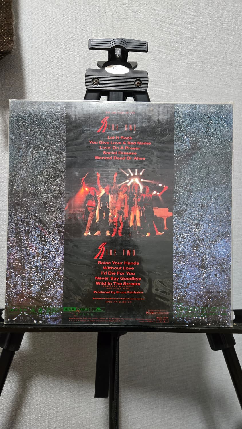 본 조비 Bon Jovi - Slippery When Wet LP중고엘피 상품이미지2