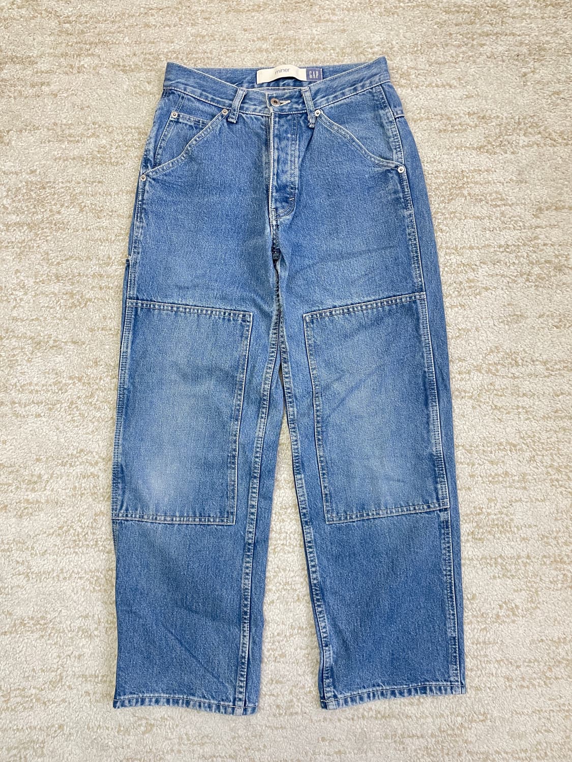 [28] 90s GAP 올드 갭 더블니 카펜터 데님 팬츠 진 상품이미지1