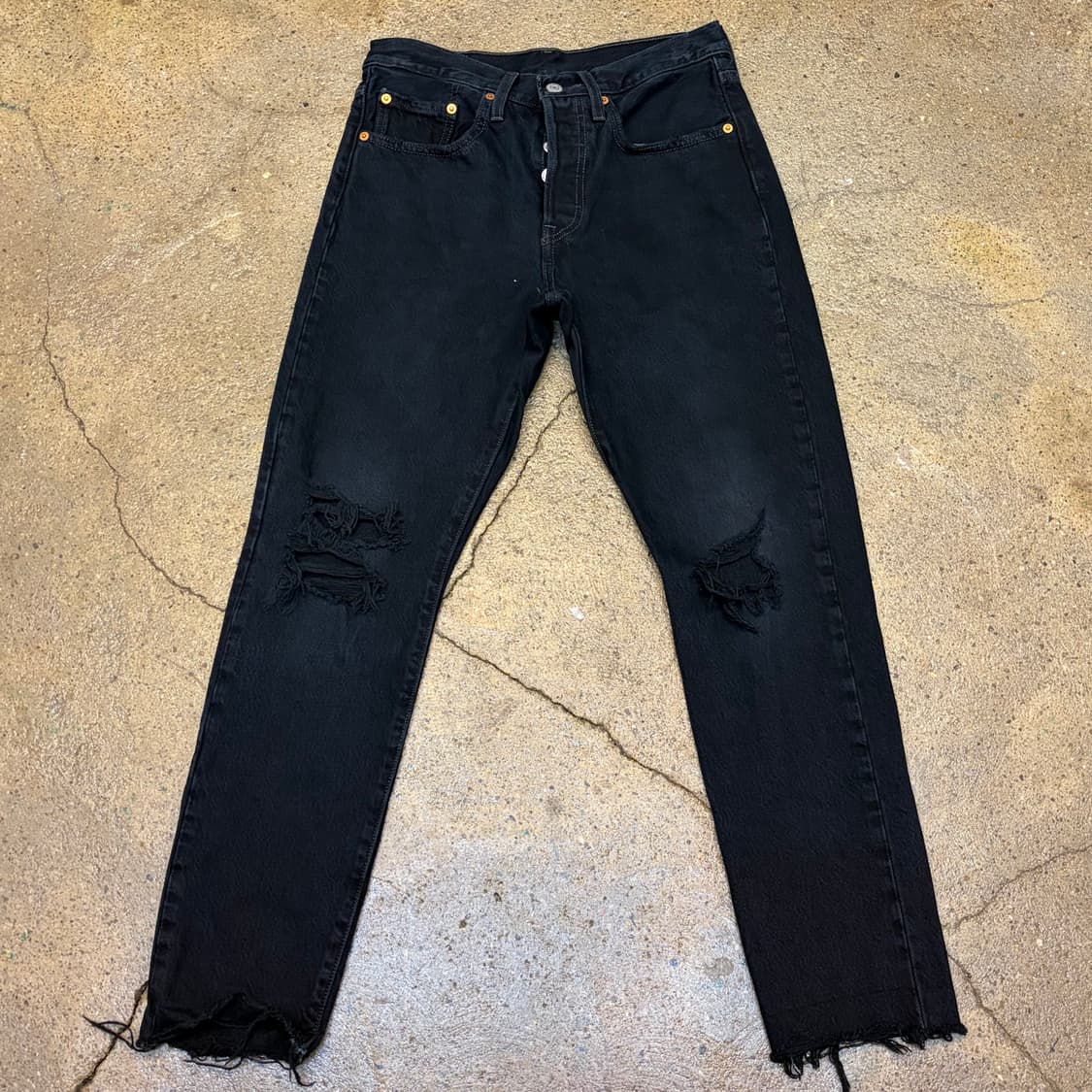 00s 미국 빈티지 리바이스 501 블랙진 청바지 상품이미지1