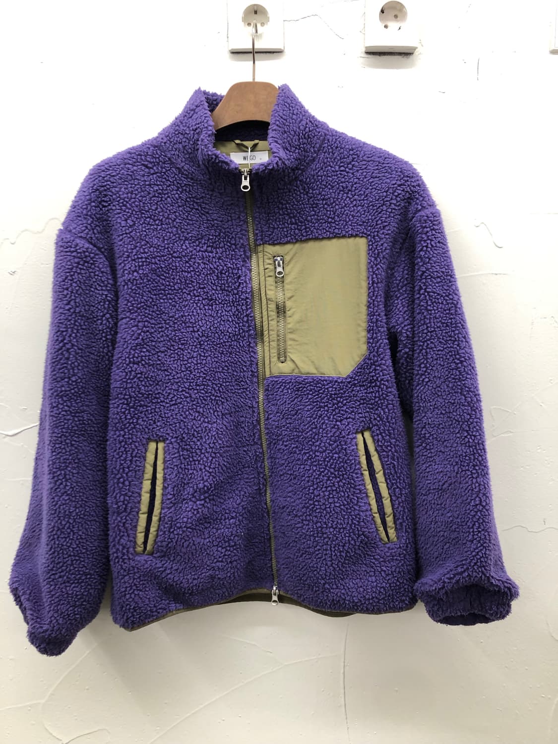 wego 플리스 집업 상품이미지1