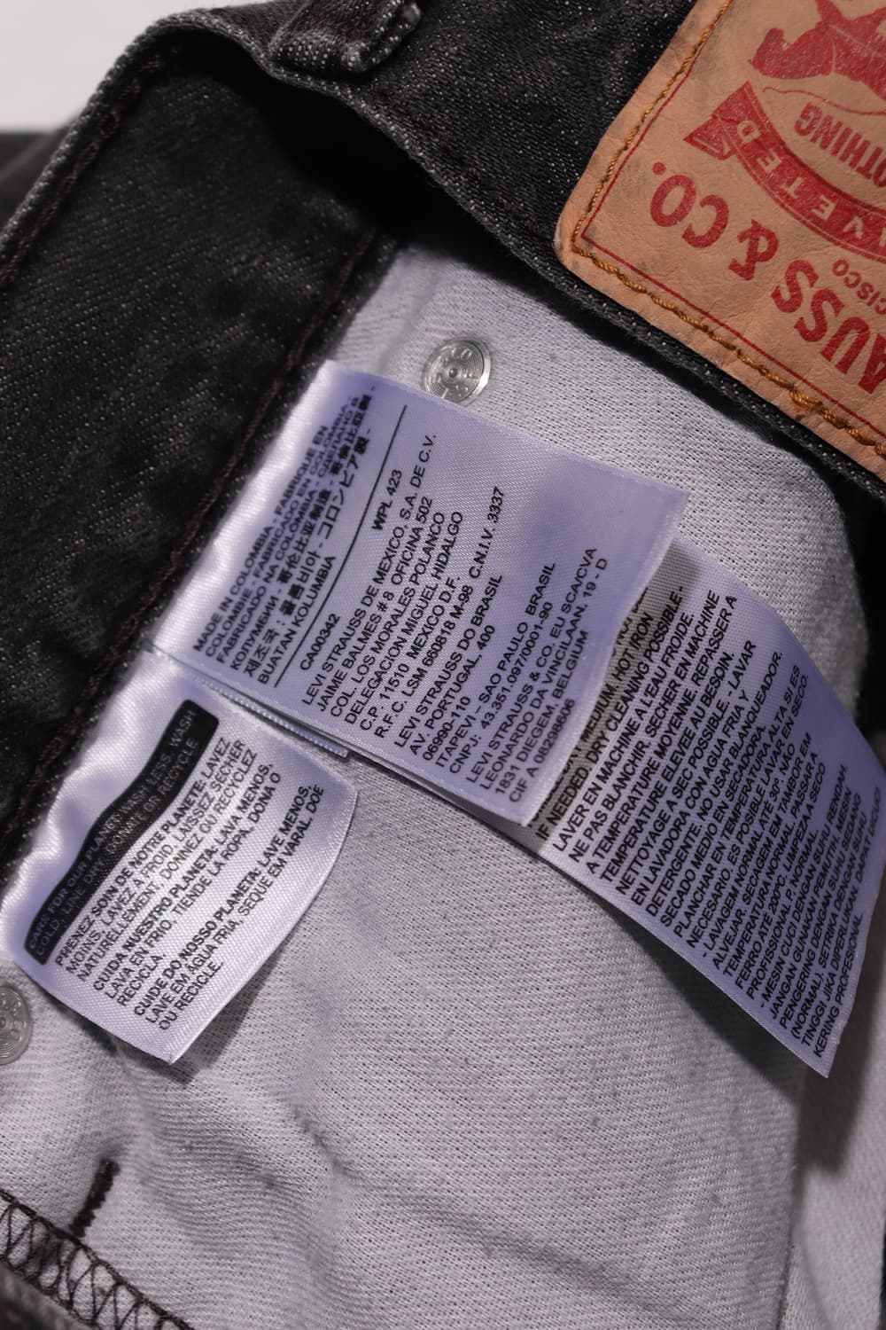 LEVIS 527 부츠컷 블랙 데님팬츠 size 32 상품이미지6