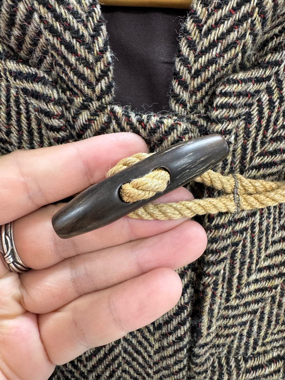 더블알엘 헤링본 더플코트 / L 상품이미지4