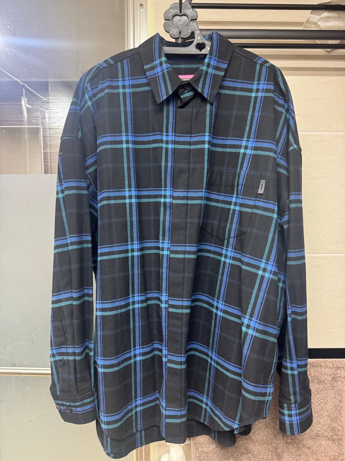 준지 / 22FW 블루 원포켓 루미핏 셔츠 / 48 상품이미지2