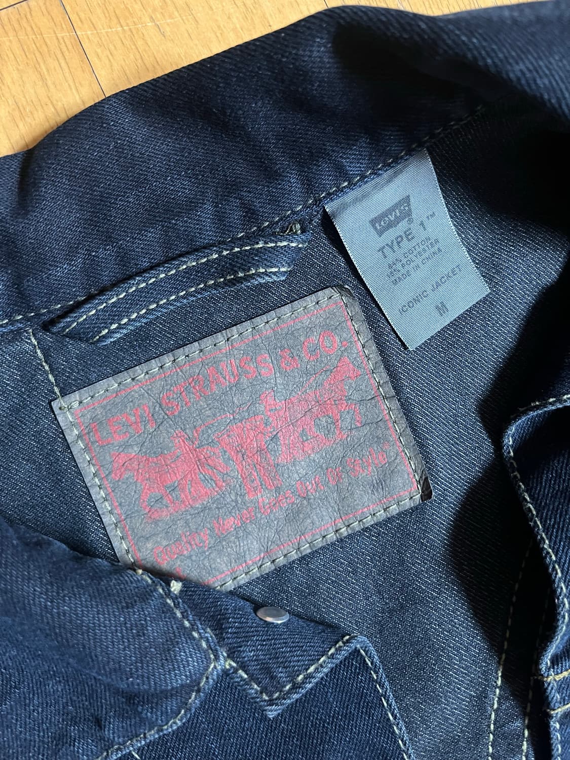 LEVI'S TYPE 1 아이코닉 데님 자켓 M 상품이미지3