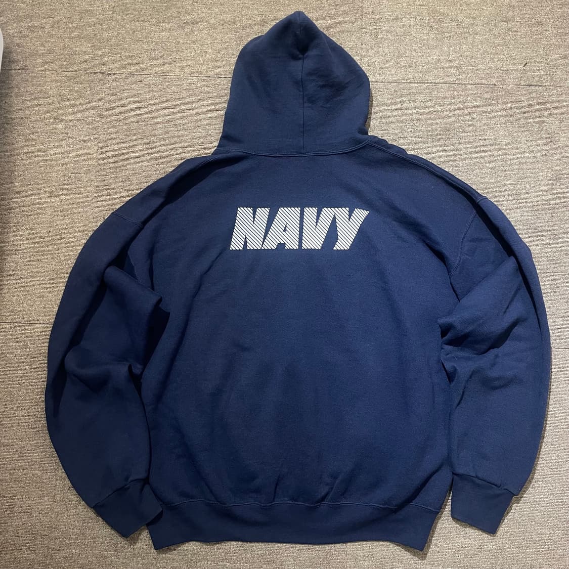 (XL) USA Soffe NAVY 밀리터리 미해군 후드티 상품이미지2