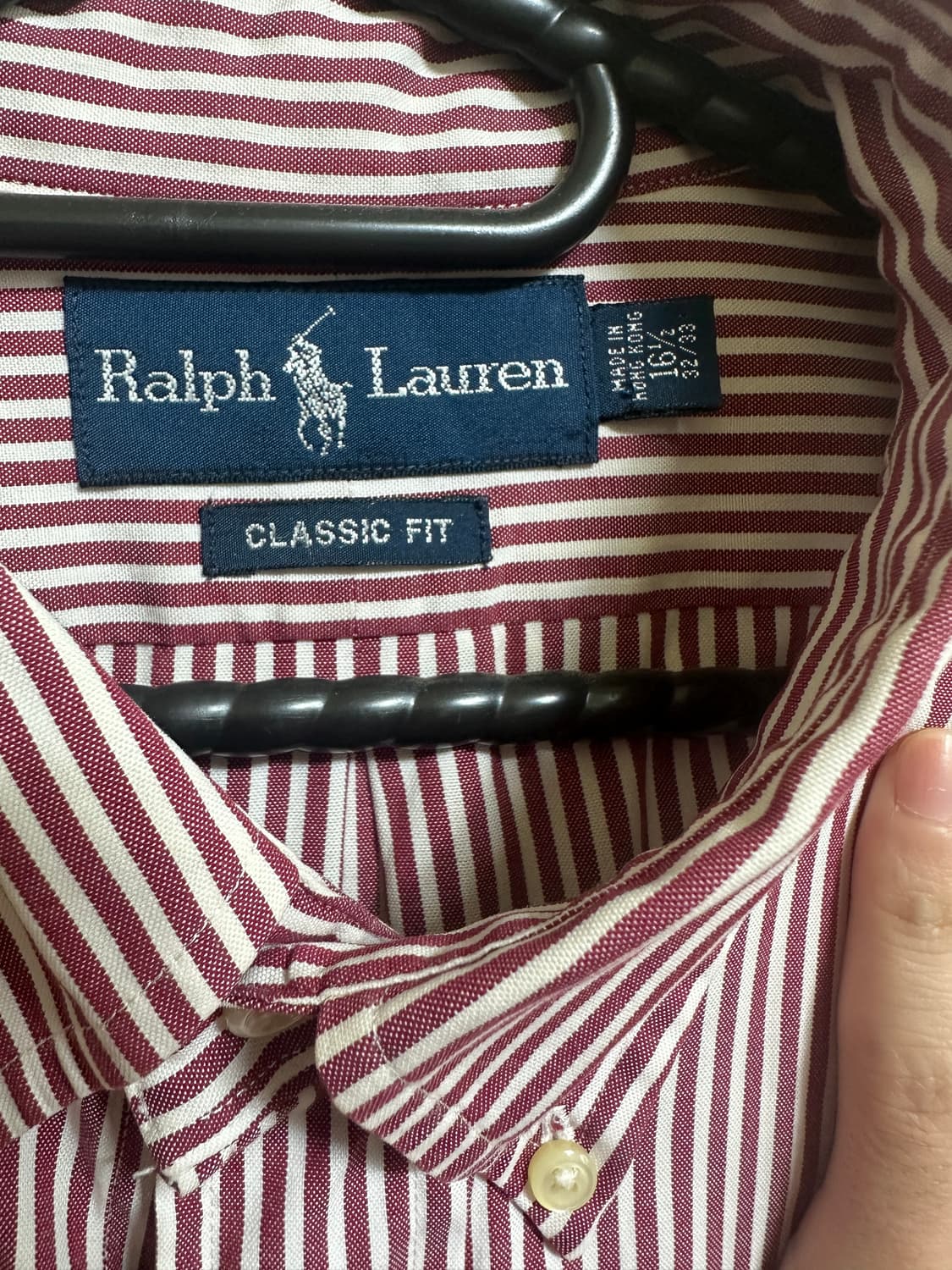 폴로 스트라이프 셔츠 XL 상품이미지3