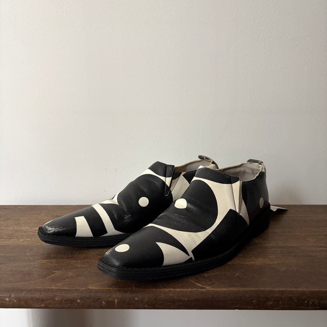 Number Printing Square Toe Shoes 상품이미지2