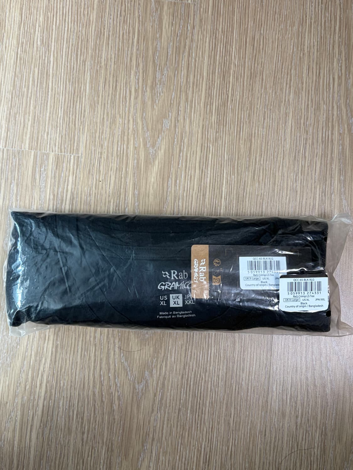 랩x그라미치 롱슬리브 블랙 XL 상품이미지2