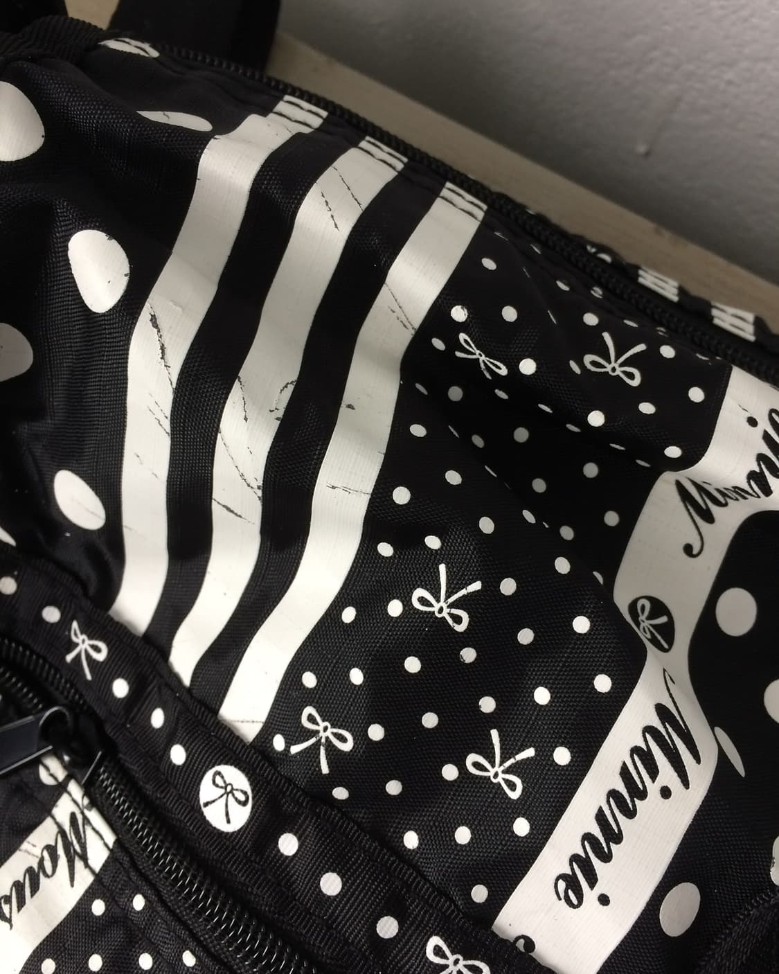 disney dot pattern mixed duffle bag 상품이미지4