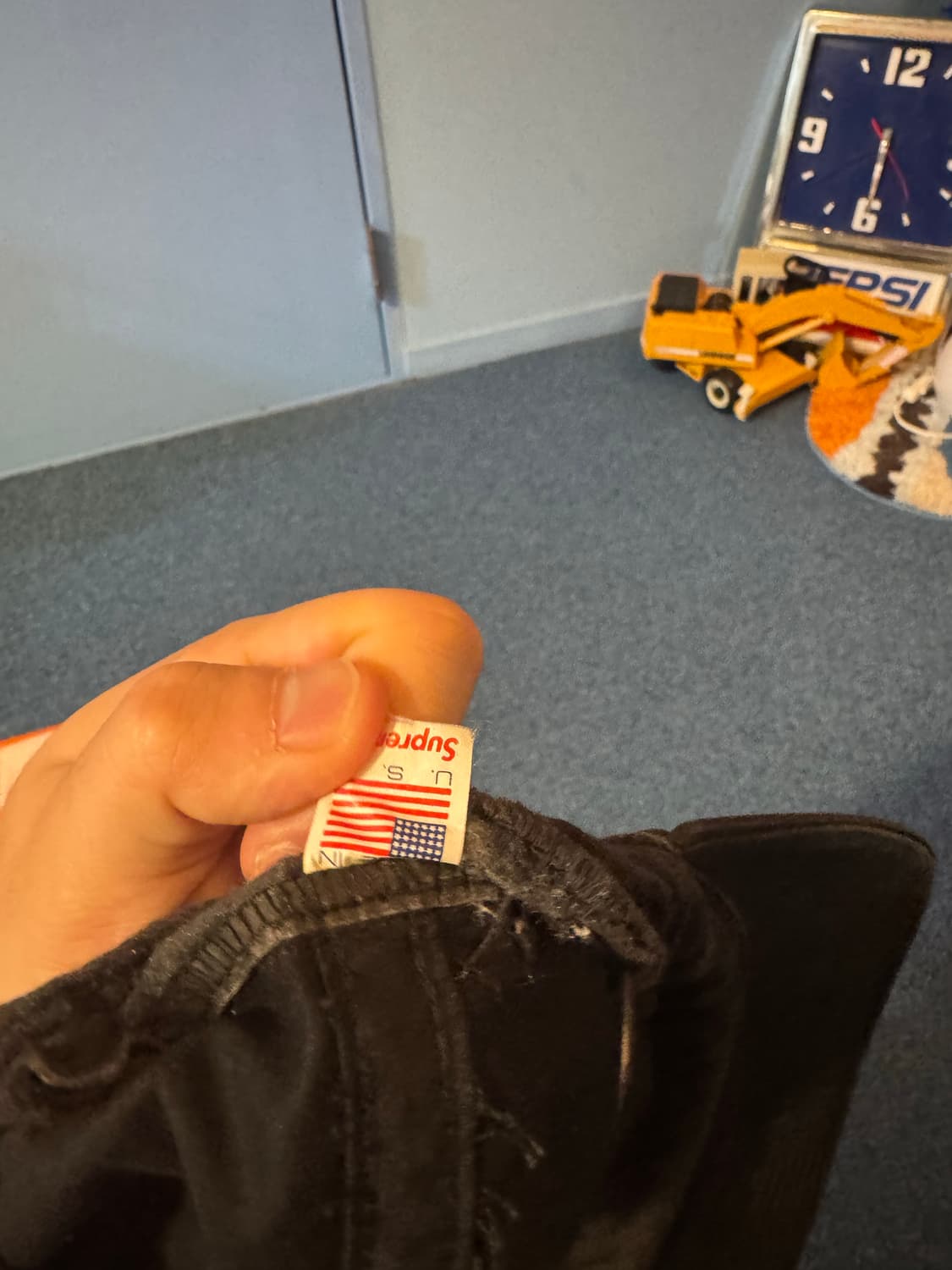 올드 슈프림 s로고 캠프캡 상품이미지3