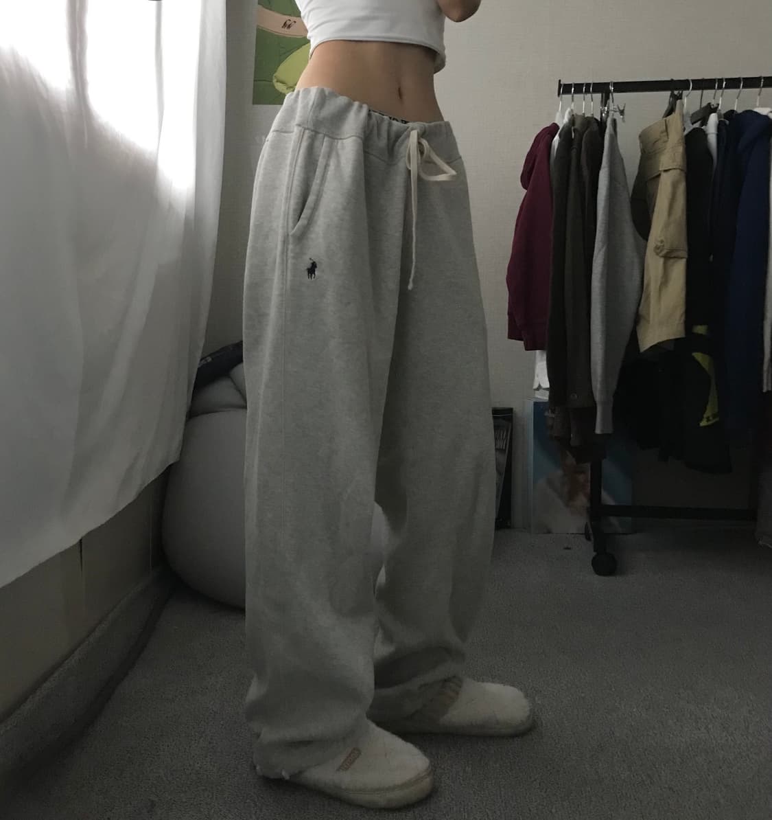 폴로 그레이 트레이닝팬츠 상품이미지3