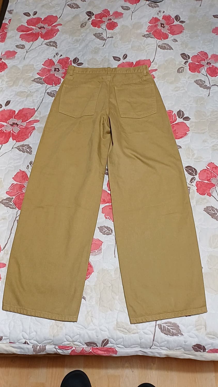 유니클로 미사용 와이드데님팬츠 실측28인치 기장104 상품이미지6