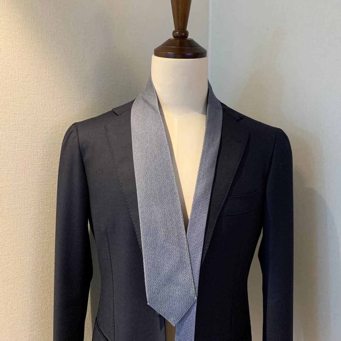 에르메스 빈티지 중고넥타이 B+등급 8cm 신형라벨 상품이미지1