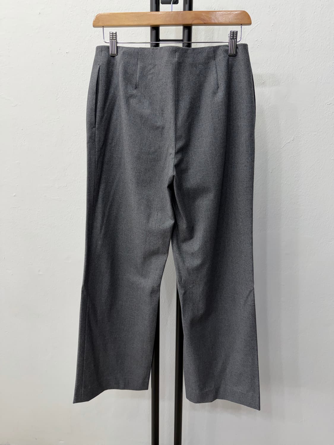 정품) 질샌더 여성 그레이 와이드 슬랙스 팬츠 34(26) 상품이미지3