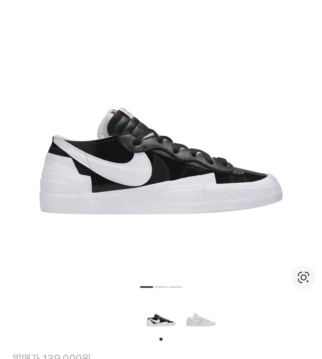 나이키X사카이 블레이저 로우 블랙 265 상품이미지8